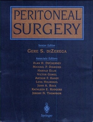 Peritoneal Surgery by , Good Book
