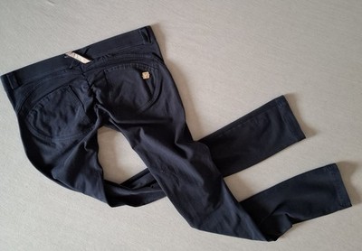 Freddy wr up M 38 Dunkel Blau Push-up Low Waist Leggings Top Zust