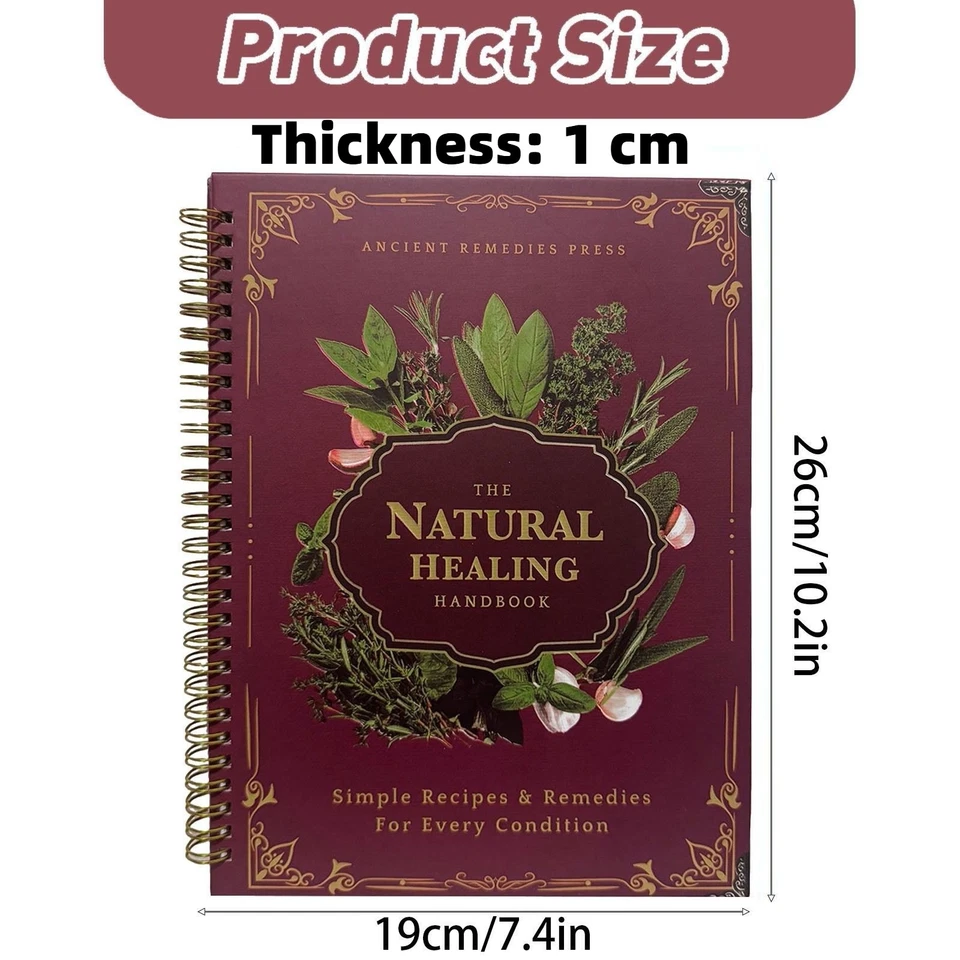 The Natural Handbook Bound For Herbal Remedies And Natural Recipes By Ancient - Image 3 of 4