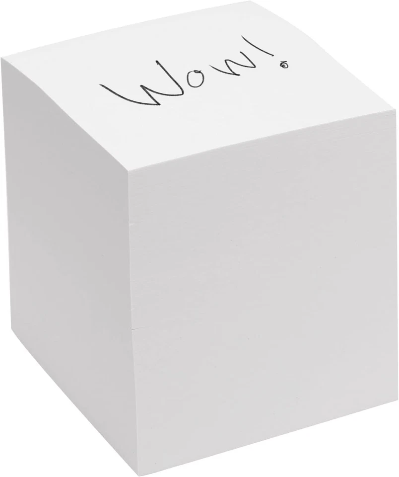 Blank White 3.5 Inch Note Cube (Not Sticky) - Image 4 of 4