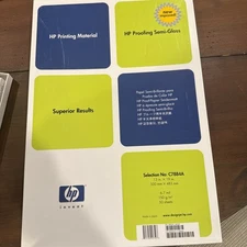 HP C7884A Proofing Paper Semi Gloss Inkjet 50 sheets 13 x 19 Sealed NIB