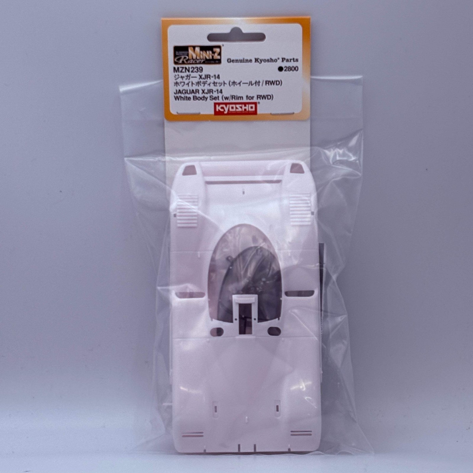 Kyosho Mini-z White Body JAGUAR XJR-14 White Body set (w/rims) MZN239