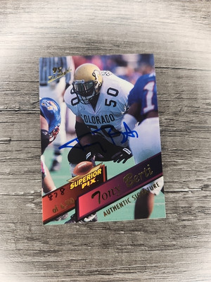 1995 Superior Pix - Autographs #38 Tony Berti /6500 (AU, RC)