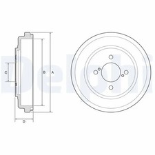Tambour de frein Suzuki SWIFT