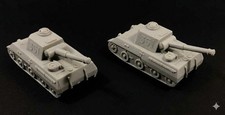 Vintage Marx Battleground Light Gray German 351 Army Tank K - MPC, Timmee