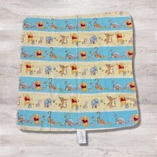 Vintage Y2K Disney Winnie the Pooh Baby Receiving Blanket Tigger Eeyore Piglet
