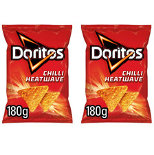 Doritos Chilli Heatwave Tortilla Chips 180g PACK OF 2