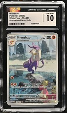 Pokémon GRADED Mienshao 134/086 White Flare IR 10 ENGLISH on eBay