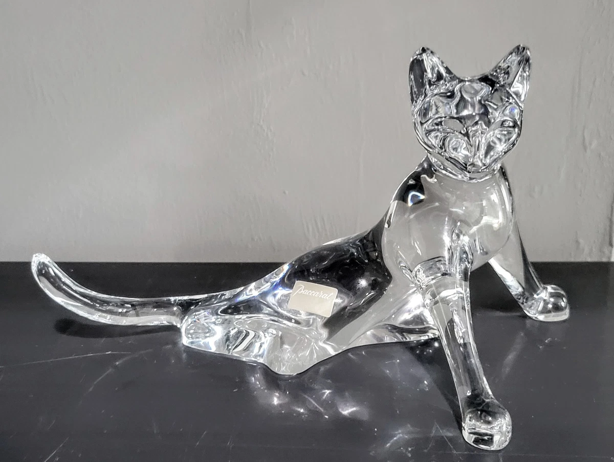 Baccarat Crystal Cat for sale | eBay