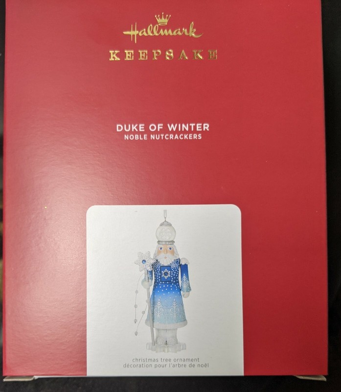 Hallmark 2021 Duke of Winter,NIB, 3rd in NOBLE NUTCRACKER Series
