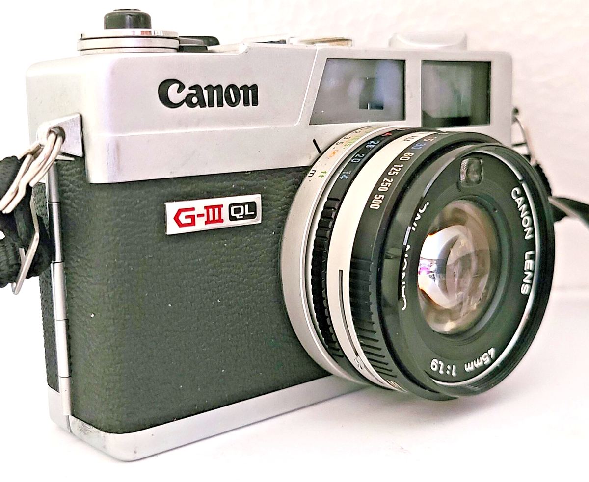 Canon Canonet QL-19 QL19 G-III QL Rangefinder Film Camera No