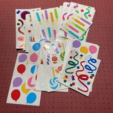 Vintage Mrs. Grossman s Birthday Stickers