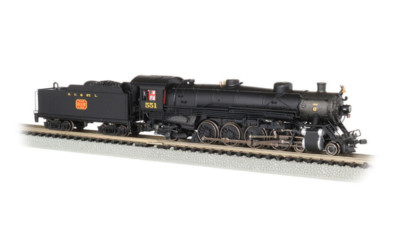 NC&StL ''Dixie Line'' 4-8-2 Light Mountain Steam w/ DCC & Sound Bachmann #53453 N