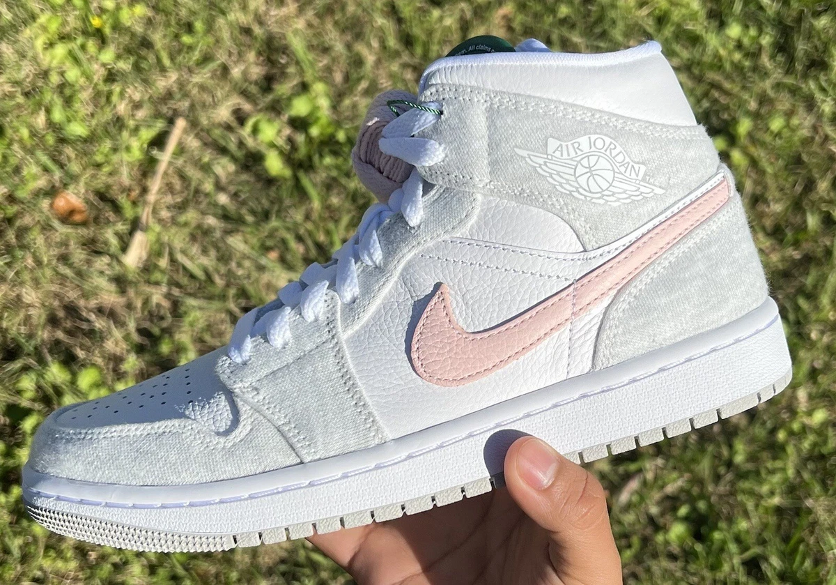 Jordan aj 1 top mid se white