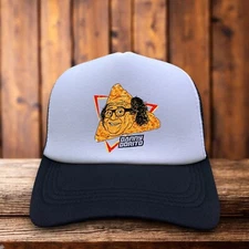 Danny Dorito Parody Mens Trucker Hat Black Snapback Funny Meme DeVito Ball Cap