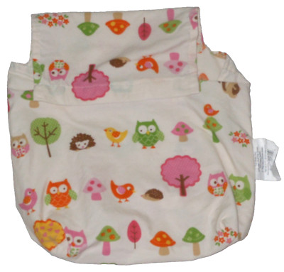 Forest Animals Bag Owl Porcupine Squirrel Birds Mushroom Trees Leaves Flowers