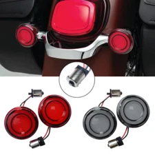 1157 Brilliant Red 48-SMD LED Turn Signal Tail Lights Kits For Harley Davidson