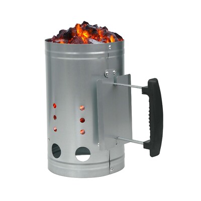 Grill Kamin Starter BBQ Grill Holzkohlebrenner Lebensmittelanzünder Kohlebrenner Set