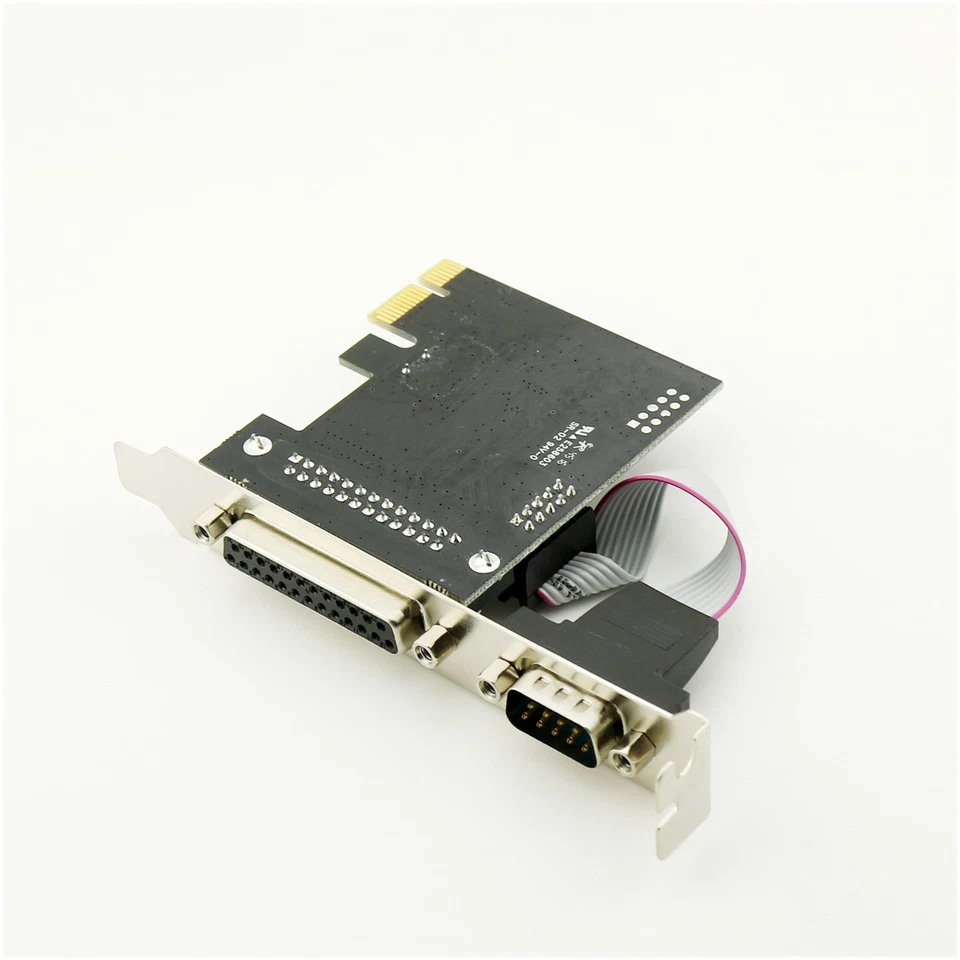 PCI-E Express to RS232 Serial Port COM & DB25 Printer Parallel Port LPT Card - Image 2 of 4