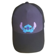 Baseball Cap - Disney - Lilo and Stitch - Black Adjustable Snapback Boys