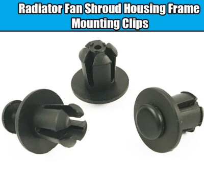10x Mounting Clips For Bmw E30 E34 E36 E46 3 5 Series Radiator Fan Housing Frame