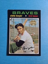 Clete Boyer 2001 Topps Archives Baseball Card # 343 I4035