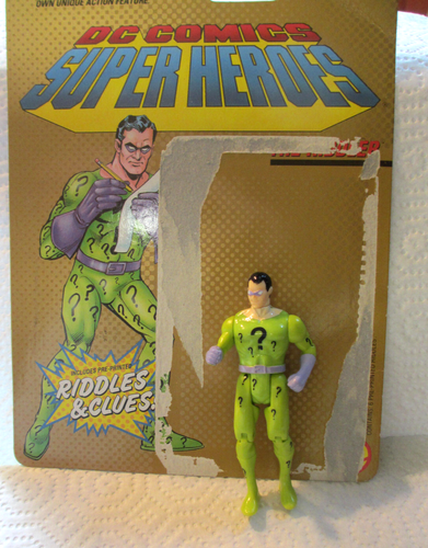 DC Comics: Super Heroes The Riddler with card. 1989 ( no riddles | eBay
