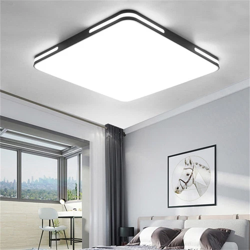 Modern Square LED Dimmable Ceiling Lamp Bathroom Bedroom Kitchen Panel Down Lamp - Picture 6 of 28