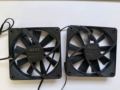 NZXT 120mm Rifle Bearing Quiet Airflow Case Fan 3-Pin RF-Q12CR-B1 (Set of 2)