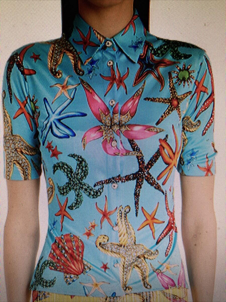 Authentic Versace Tresor de la Mer Women Print Sea starfish Authentic Versace Tresor de la Mer Women Print Sea starfish