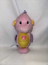Fisher Price Ocean Wonders Soothe Glow Pink Seahorse Musical Plush Toy 2012