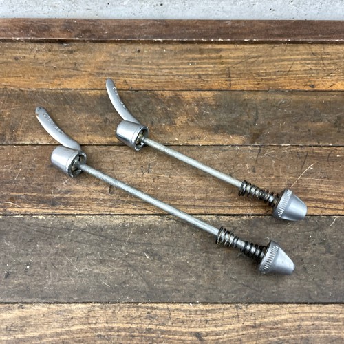 Vintage Shimano Ultegra 600 6400 Skewer Set 126 mm Front Rear 6403 Eroica 80s - 第 12/14 張圖片
