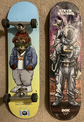 LOT: DGK Skateboards Stevie Williams Mash Up deck & Polo LOT: DGK Skateboards Stevie Williams Mash Up deck & Polo