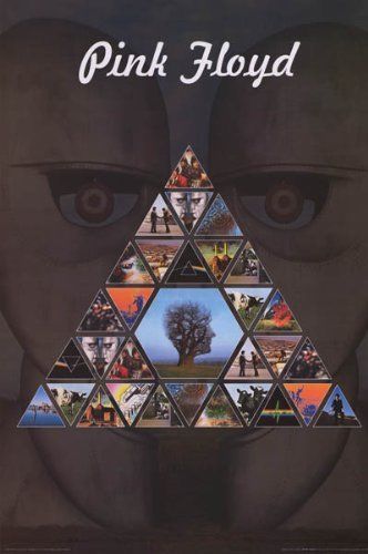 PINK FLOYD rare vintage PRISM POSTER 24"x36" NOS (b252) - Picture 1 of 4