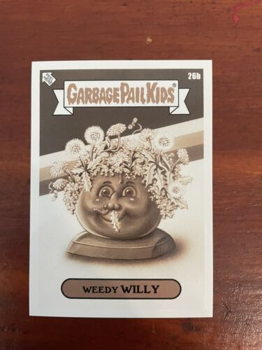 2022 Topps Garbage Pail Kids We Hate The 80s SEPIA Parallel 26B Weedy WILLY - Picture 1 of 2