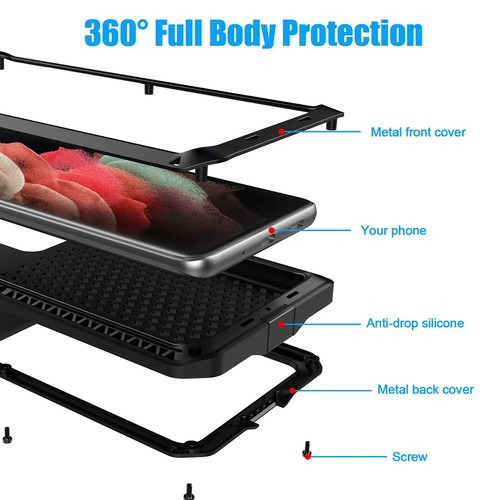 Heavy Duty Gorilla Metal Case Shockproof For SAMSUNG Galaxy S22 S21 S20 S23 PLUS - Picture 12 of 18