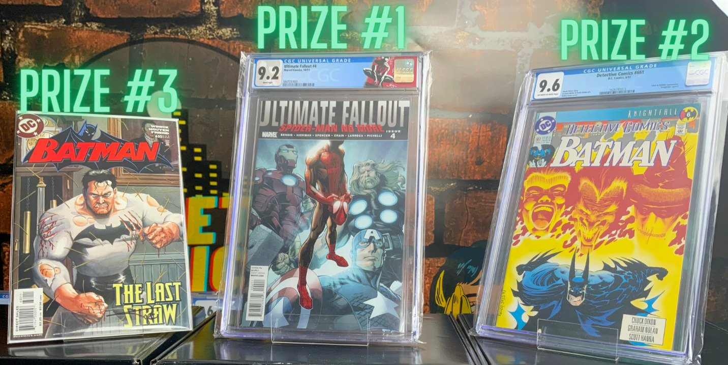 Surprise Marvel & DC Comic Book Boxes Variants Chance to win Ultimate #4 & More