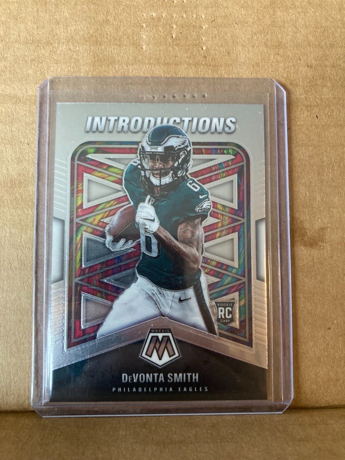 DEVONTA SMITH 2021 PANINI MOSAIC INTRODUCTIONS ROOKIE RC I-6