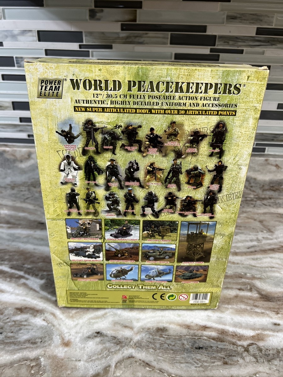 Power Team Elite World Peacekeepers- Helicopter Commander 12in