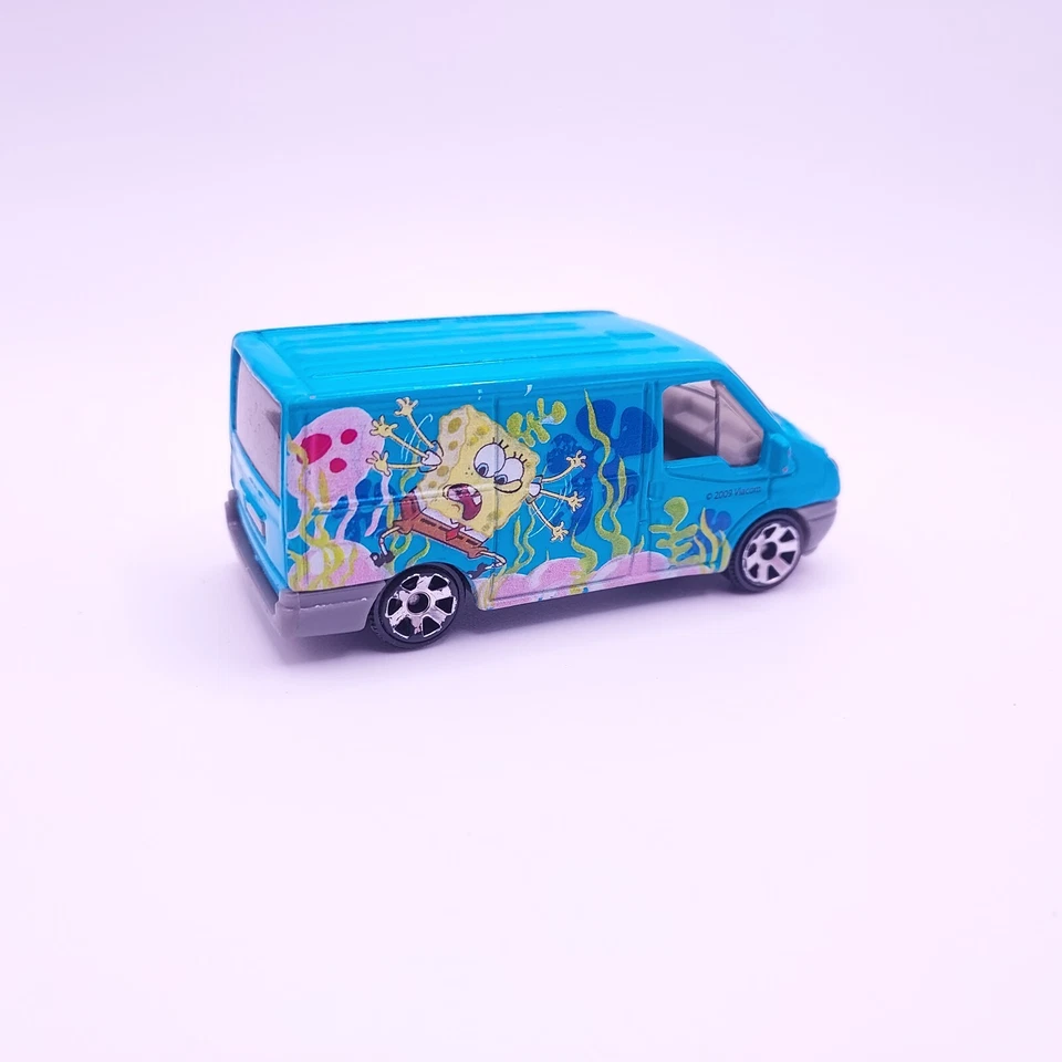 2006 SPONGEBOB SQUAREPANTS FORD TRANSIT VAN HOT WHEELS POP CULTURE - Image 2 of 3
