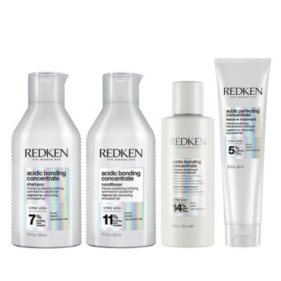 Redken Acidic Bonding Intensivpflege-Set (Shampoo+Cond.+Maske+Maske) - 900ml-SET