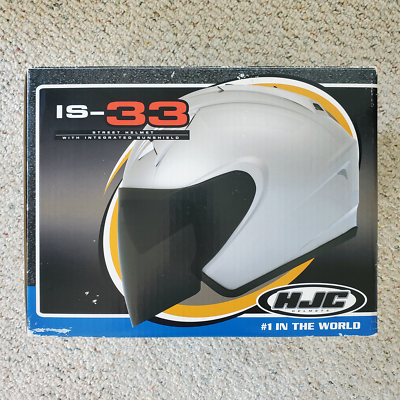 HJC IS-33 Street Helmet w/ Integrated Sunshield Wine Color Size