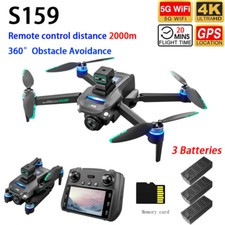 S159 Drone GPS 5G WIFI 4K HD Dual Camera Obstacle Avoidance Quadcopter 3 Battery