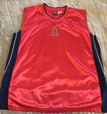 ANAHEIM ANGELS Baseball NIKE Sleeveless VINTAGE Youth XL Youth