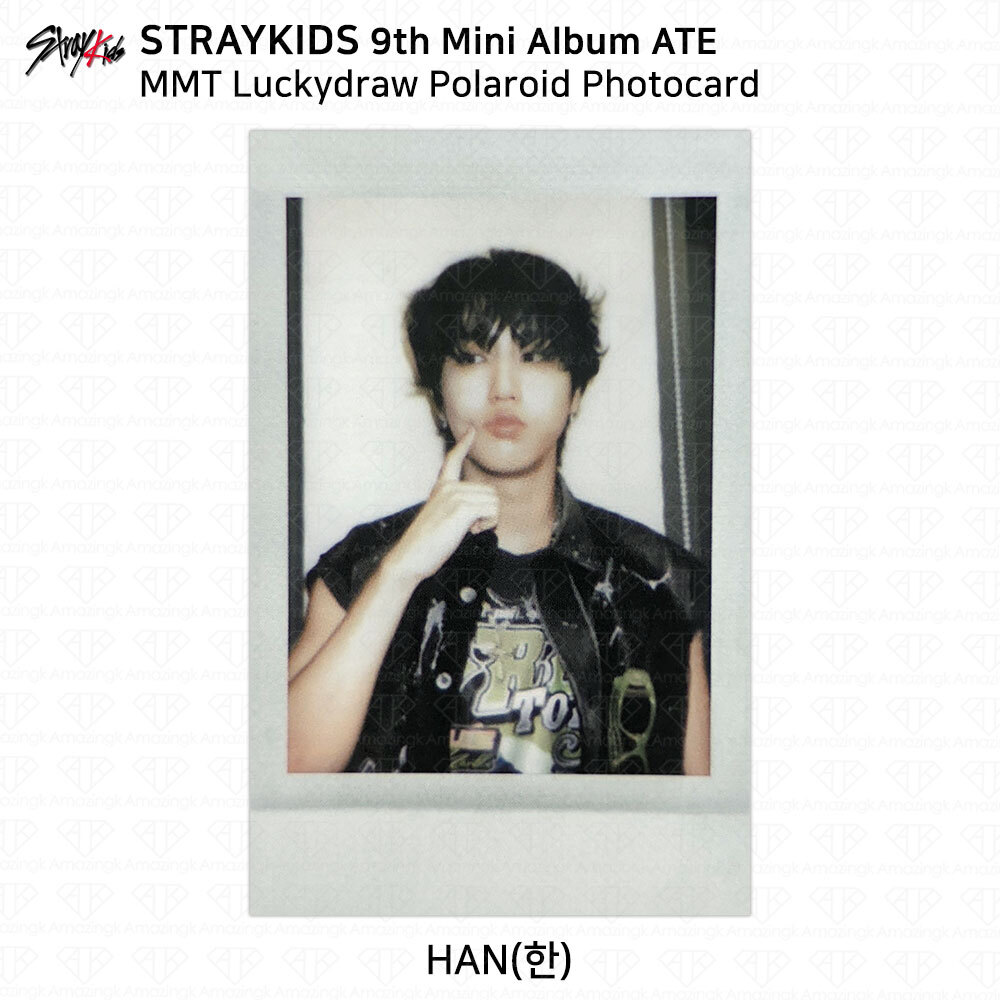 Stray Kids 9th Mini Album ATE MMT Lucky Draw Polaroid Photocard