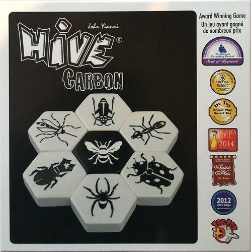 Hive Carbon Tile Board Game Black and White Version TCI 008 2 Player - 第 1/2 張圖片