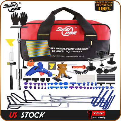 PDR 107Pcs Paintless Dent Removal Puller Stainless Steel Tool Dent Repair Rods