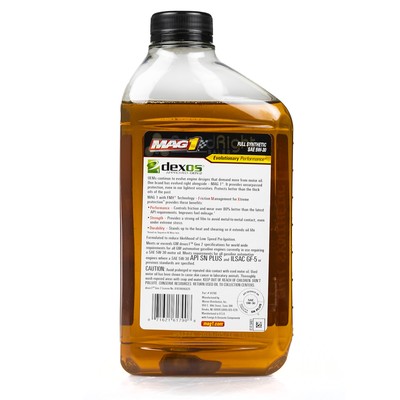 Mag1 61790 Full Synthetic 5w-30 SM Motor Oil - 1 Quart Bottle for 