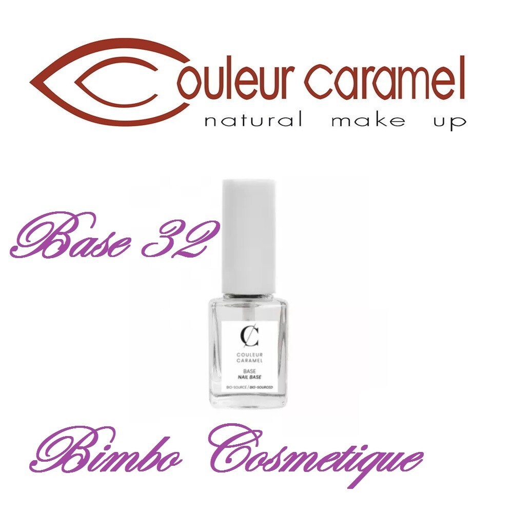 COULEUR CARAMEL Smalto A Unghie Bio Base Trasparente Lucida 11ML N° 32