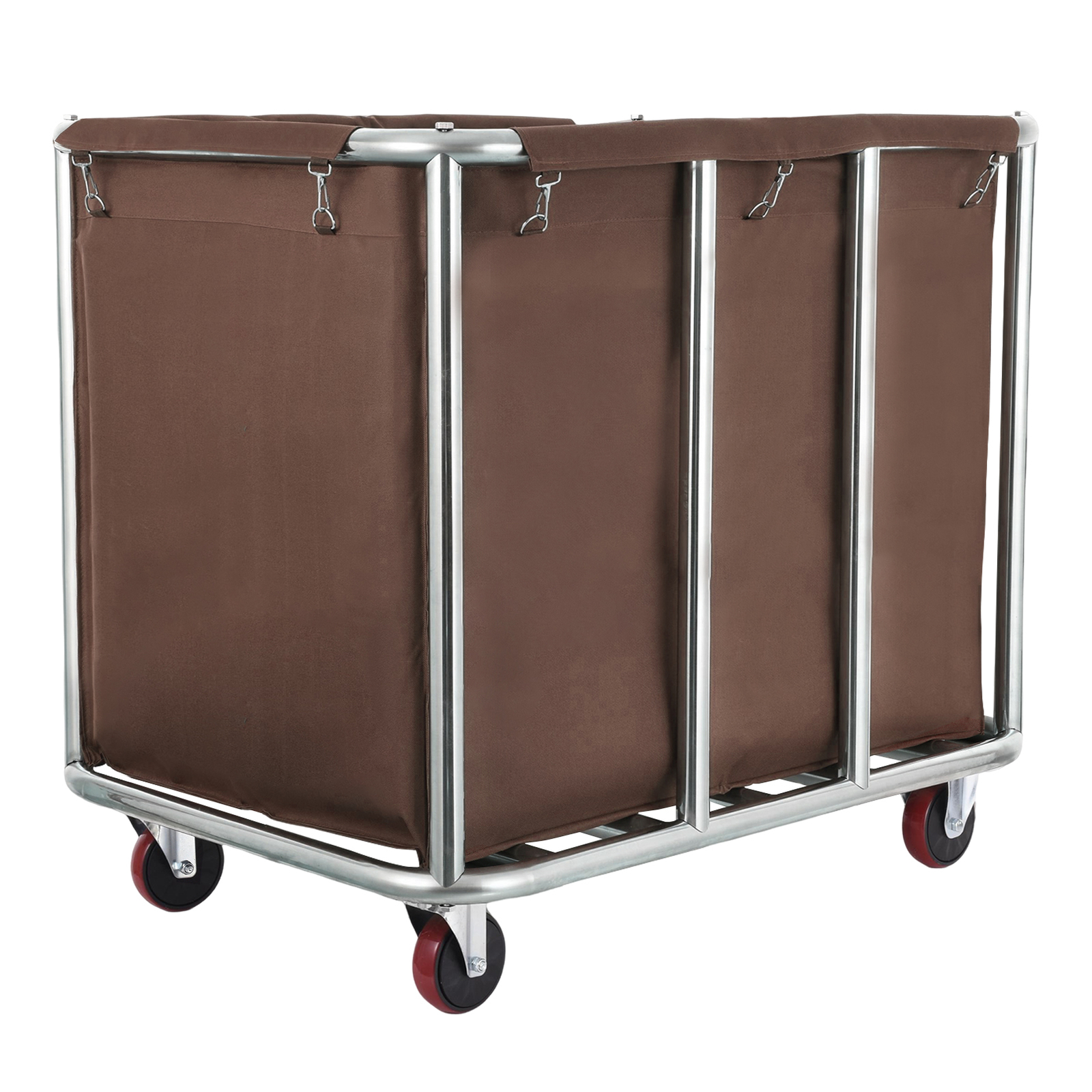 Heavy Duty Commercial Laundry Cart Large Capacity Rolling Laundry Basket